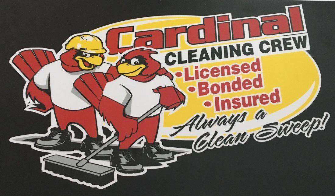 Cardinal Cleaning Crew Logo