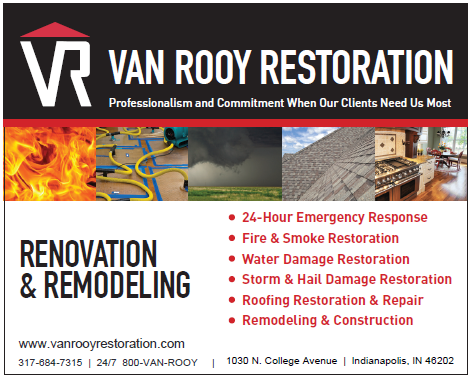 Van Rooy Restoration Logo