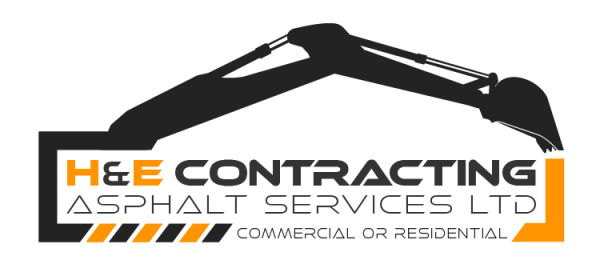 H&E Contracting Asphalt Services Logo