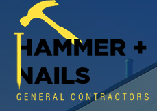 Hammer & Nails Construction Logo
