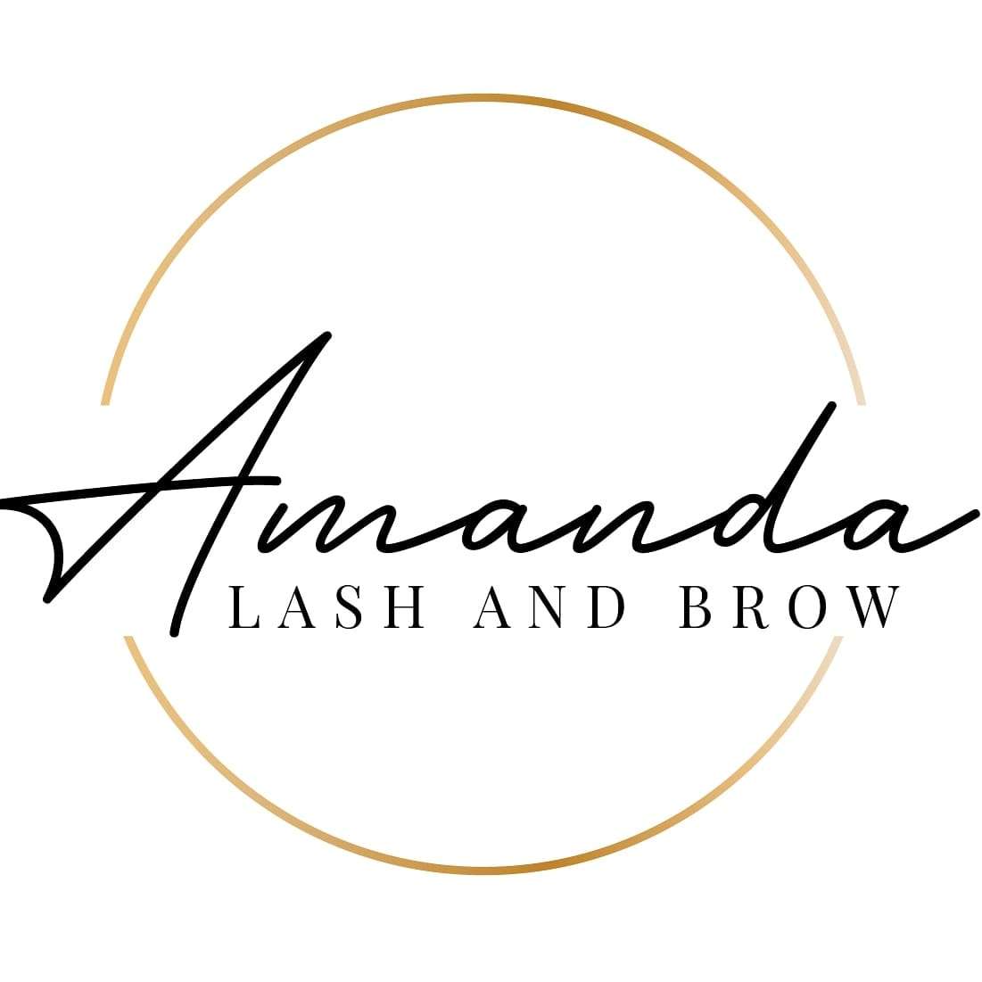 Amanda Lash and Brow  Logo