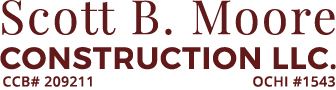 Scott B. Moore Construction, LLC Logo