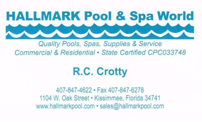 Hallmark Pool & Spa World Logo