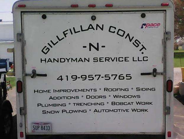 Gillfillan Construction -N- Handyman Service, LLC Logo