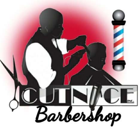 Cut Nice Barbershop Logo