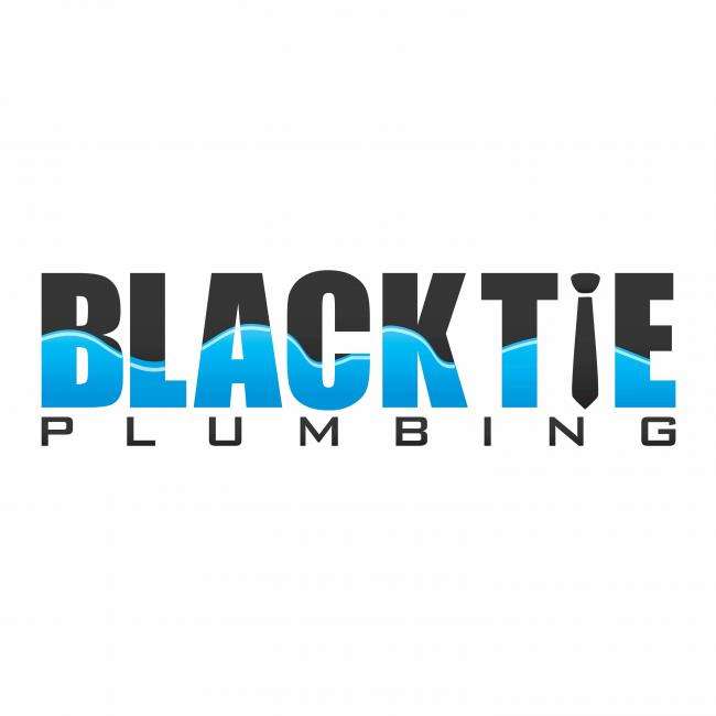 Black Tie Plumbing Logo