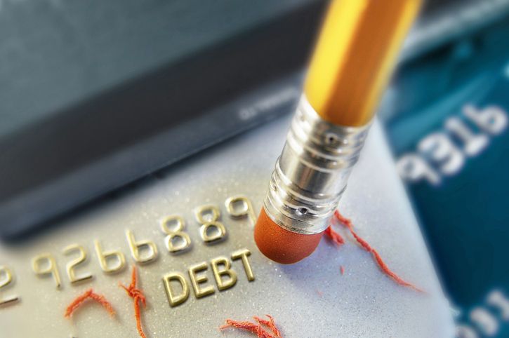 Credit repair and debt relief scam logo
