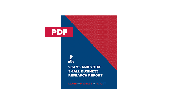 thumbnail of Scams and Your Small Business Research Report