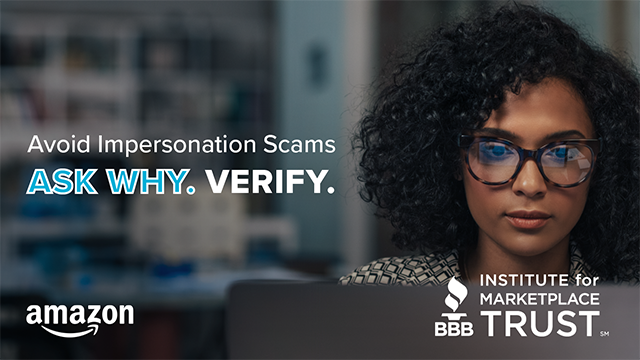 BBB partners with Amazon to help consumers avoid impersonation scams this  holiday season