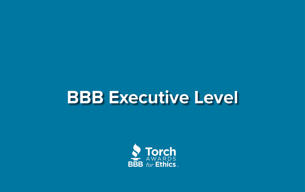 BBB Executive level sponsorship