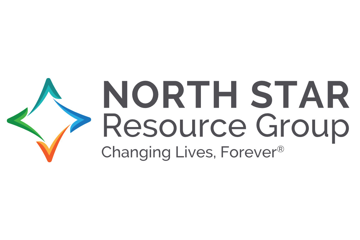 North Star Resources logo on white background with text "changing lives forever"