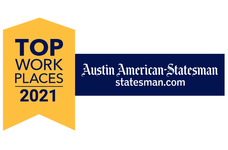 Austin American Statesmen Top Work Places - 2021 Logo