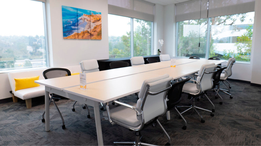 Picture of La Jolla Room featuring long conference tables and mulitple windows